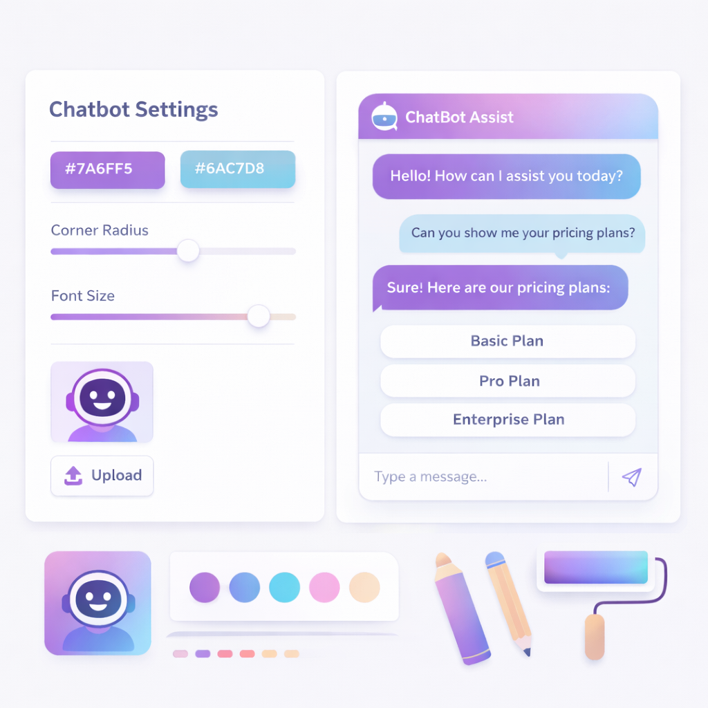 Complete control over your chatbot experience